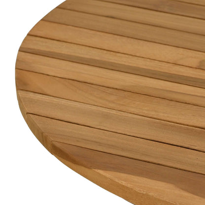 vidaXL Table Top Ø 60 x 3.5 Round Solid Teak Wood Natural