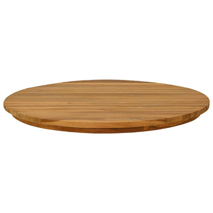 vidaXL Table Top Ø 60 x 3.5 Round Solid Teak Wood Natural