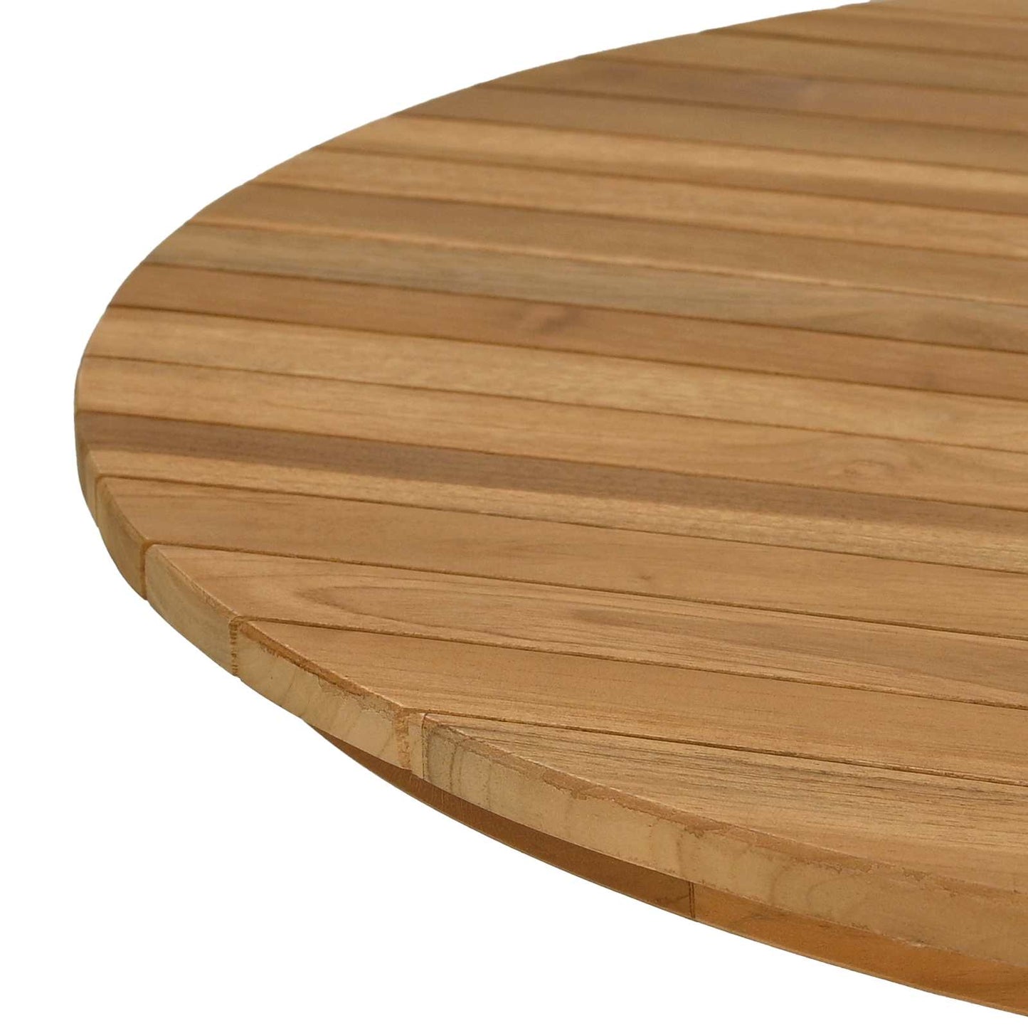 vidaXL Table Top Ø 70 x 3.5 Round Solid Teak Wood Natural