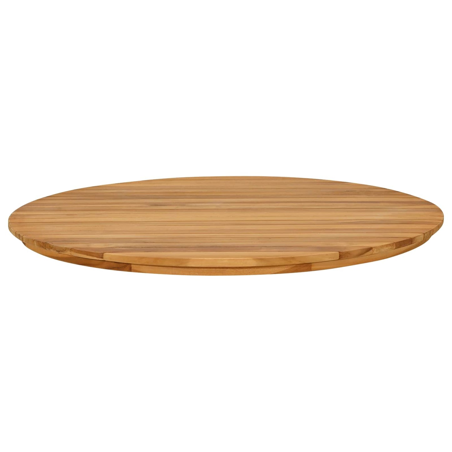 vidaXL Table Top Ø 80 x 3.5 Round Solid Teak Wood Natural