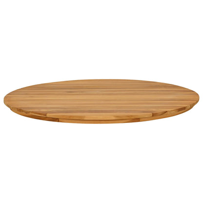 vidaXL Table Top Ø 80 x 3.5 Round Solid Teak Wood Natural