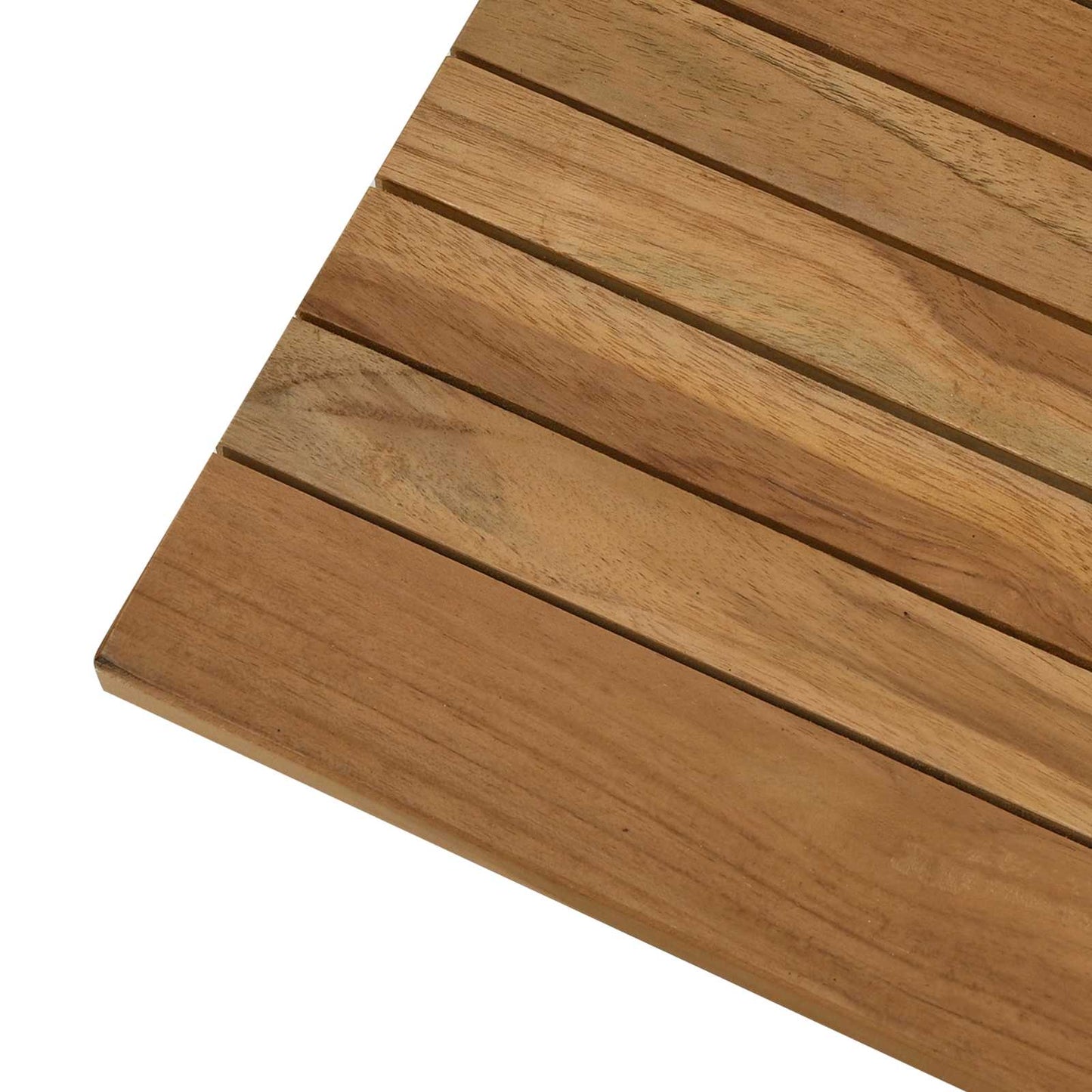 vidaXL Table Top 80 x 40 x 3.5 cm Rectangular Solid Teak Wood Natural
