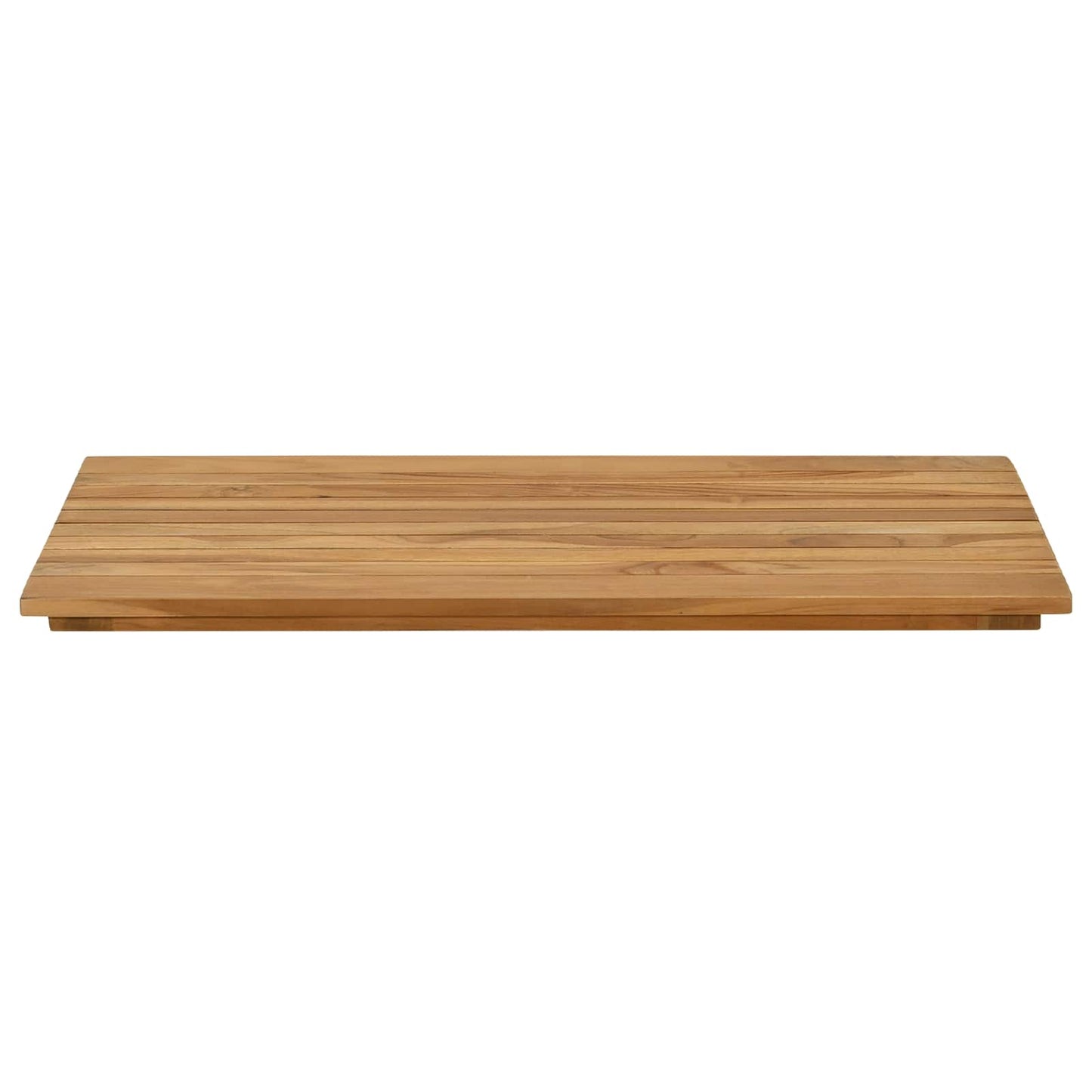vidaXL Table Top 80 x 40 x 3.5 cm Rectangular Solid Teak Wood Natural