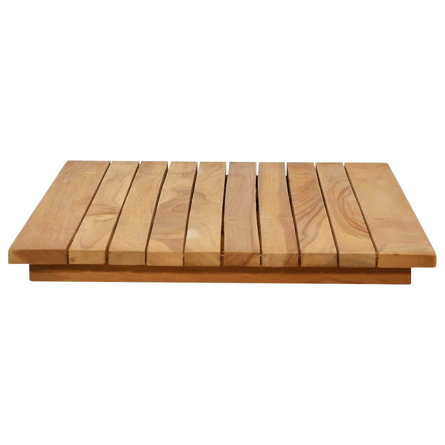 vidaXL Table Top 80 x 40 x 3.5 cm Rectangular Solid Teak Wood Natural