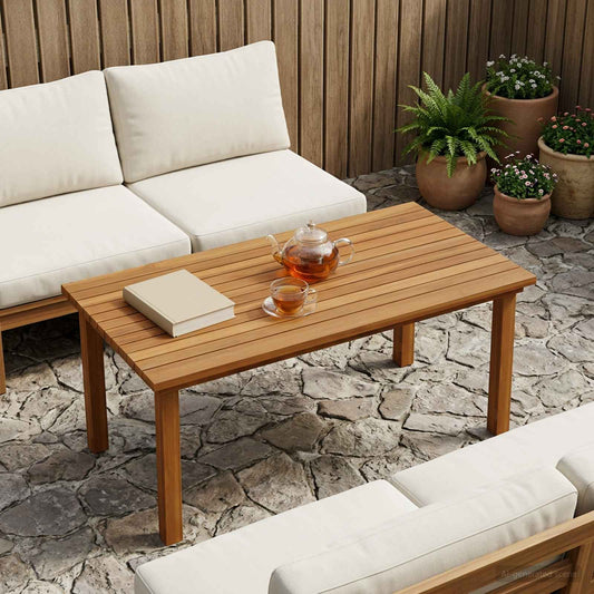 vidaXL Table Top 90 x 45 x 3.5 cm Rectangular Solid Teak Wood Natural