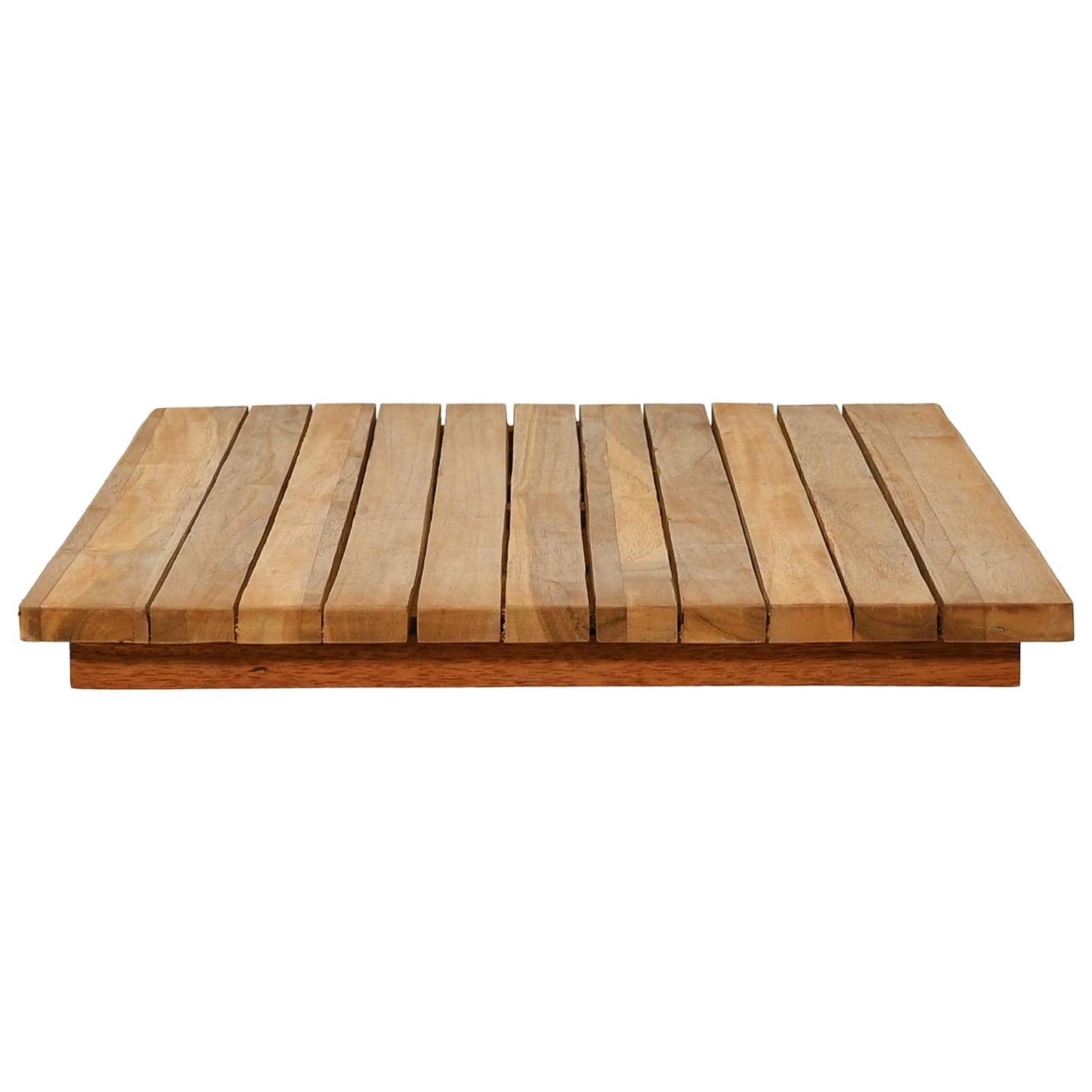 vidaXL Table Top 90 x 45 x 3.5 cm Rectangular Solid Teak Wood Natural