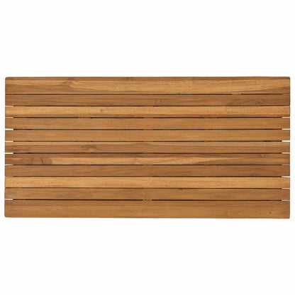 vidaXL Table Top 90 x 45 x 3.5 cm Rectangular Solid Teak Wood Natural
