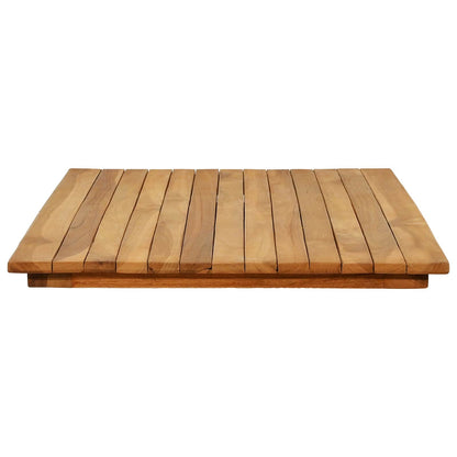vidaXL Table Top 100 x 50 x 3.5 cm Rectangular Solid Teak Wood Natural