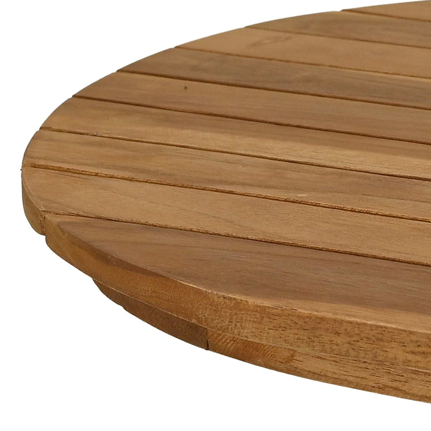 vidaXL Table Top 80 x 40 x 3.5 cm Oval Solid Teak Wood Natural