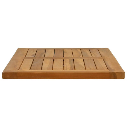 vidaXL Table Top Rectangular Solid Teak Wood Natural