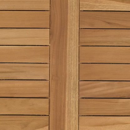 vidaXL Table Top Rectangular Solid Teak Wood Natural