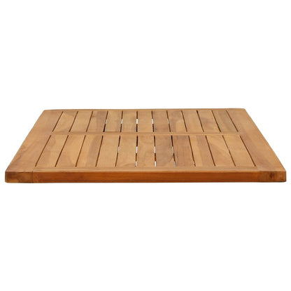 vidaXL Table Top Rectangular Solid Teak Wood Natural