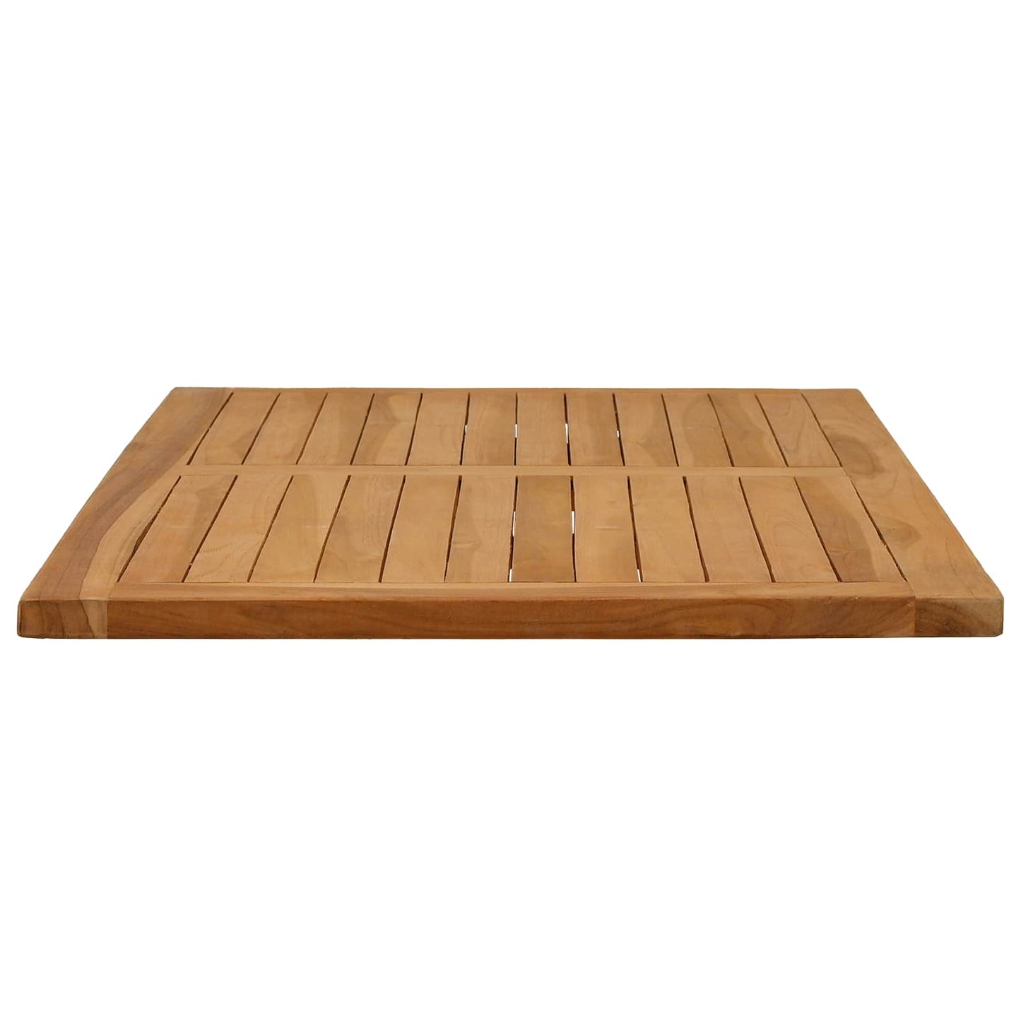 vidaXL Table Top Rectangular Solid Teak Wood Natural