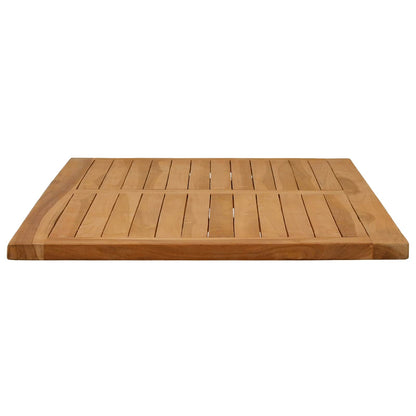 vidaXL Table Top Rectangular Solid Teak Wood Natural