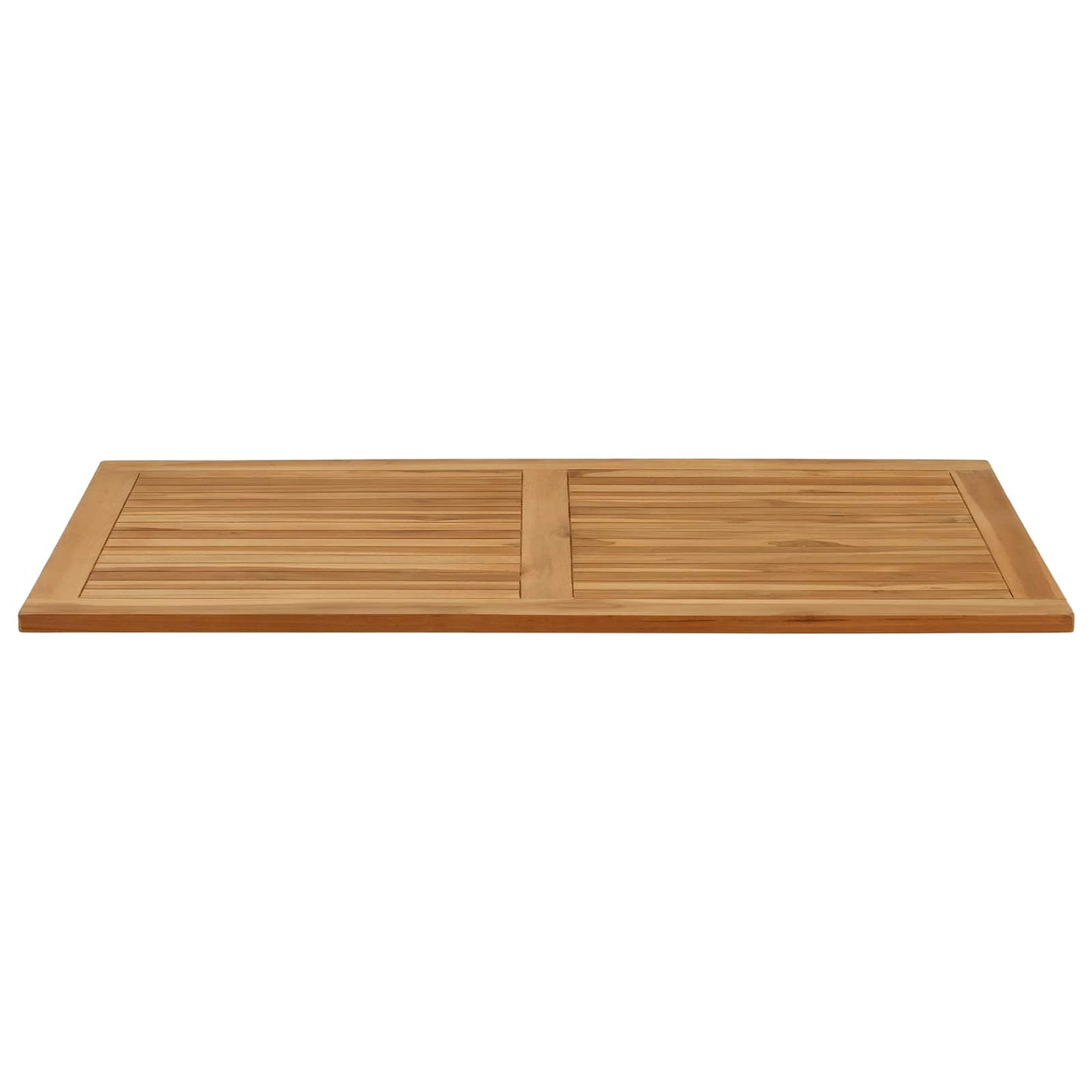 vidaXL Table Top Rectangular Solid Teak Wood Natural