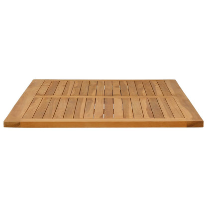 vidaXL Table Top Rectangular Solid Teak Wood Natural