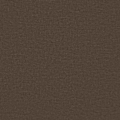 vidaXL Bed Frame with Upholstered Headboard Whitewash and Taupe