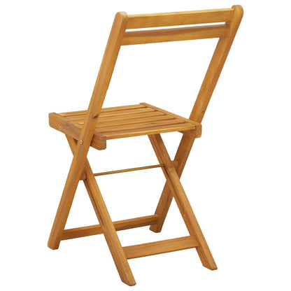vidaXL Folding Garden Chairs Folding 6 pcs Natural 40 x 53 x 80 cm