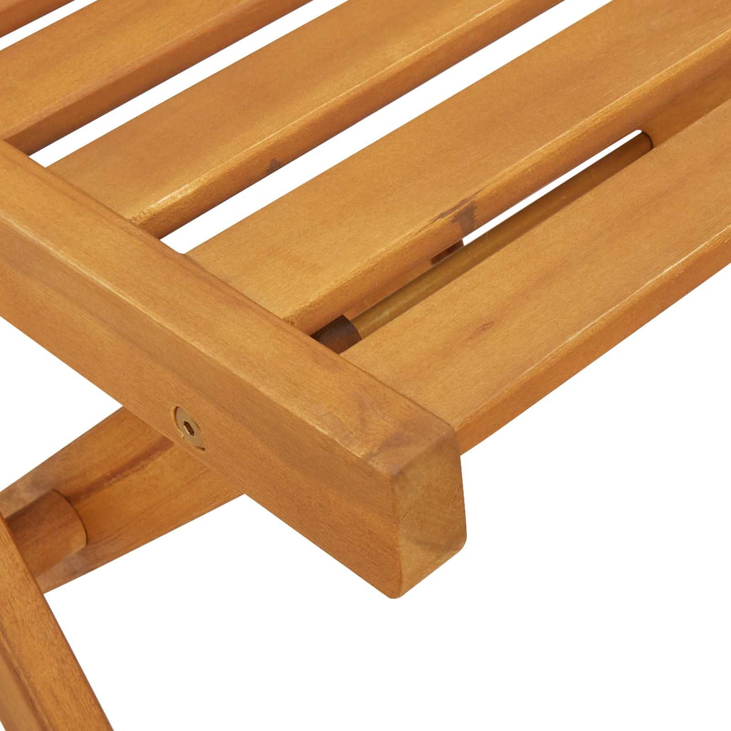 vidaXL Outdoor Bistro Chairs Folding 8 pcs Natural 40 x 53 x 80 cm