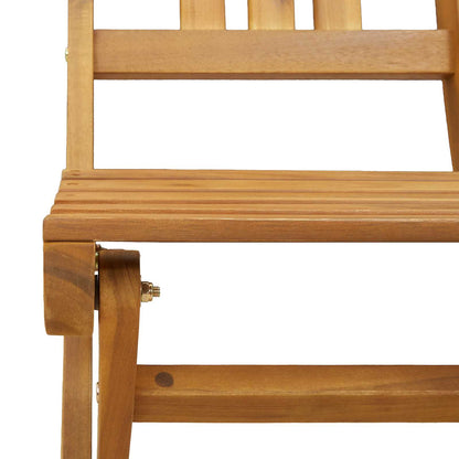 vidaXL Garden Chair 8 pcs Natural 40 x 42 x 85 cm Solid Acacia Wood