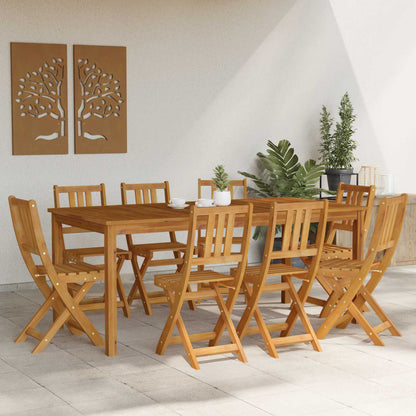 vidaXL Garden Chair 8 pcs Natural 40 x 42 x 85 cm Solid Acacia Wood