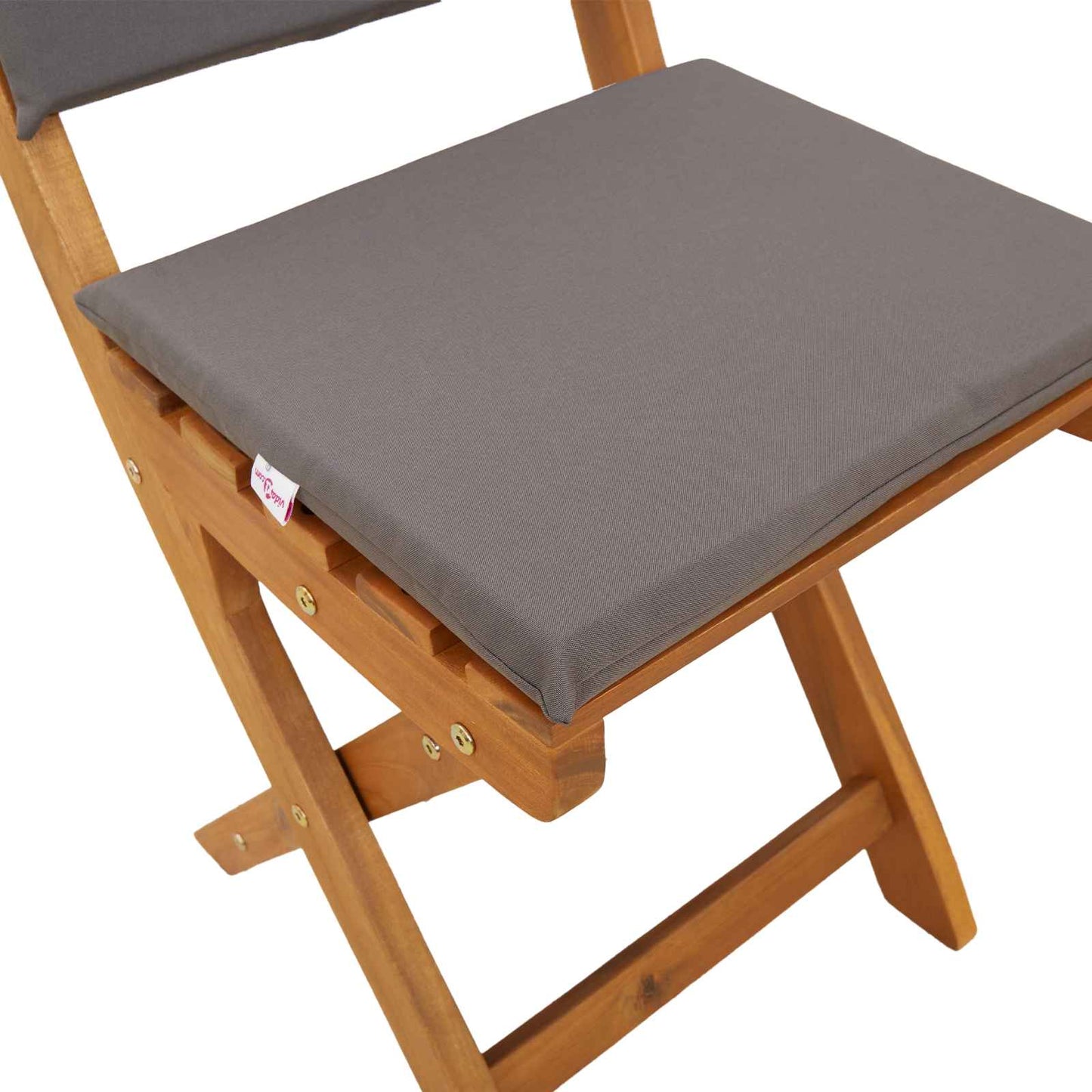 vidaXL Garden Chair 8 pcs Dark Grey 38 x 46 x 85 cm Solid Acacia Wood