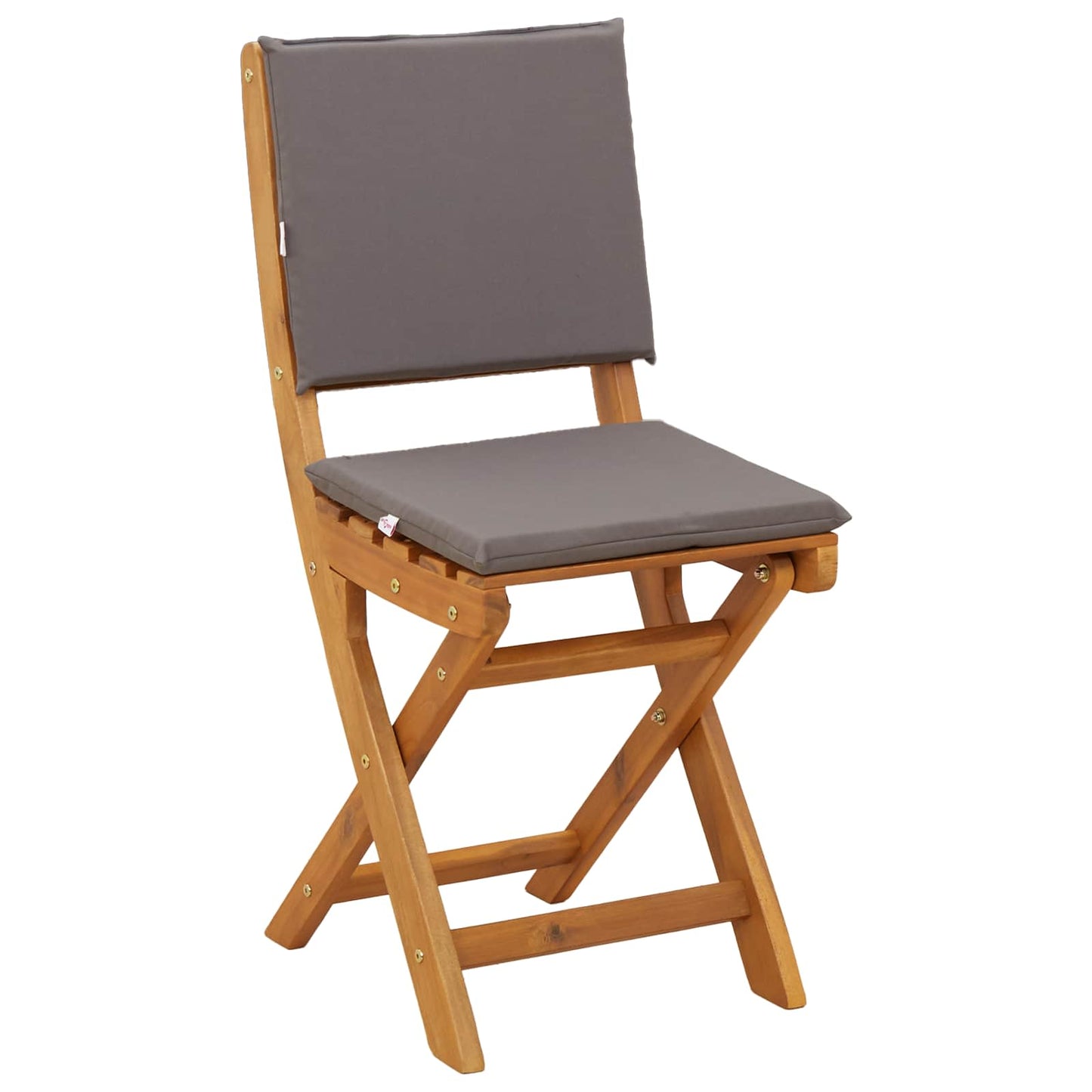 vidaXL Garden Chair 8 pcs Dark Grey 38 x 46 x 85 cm Solid Acacia Wood