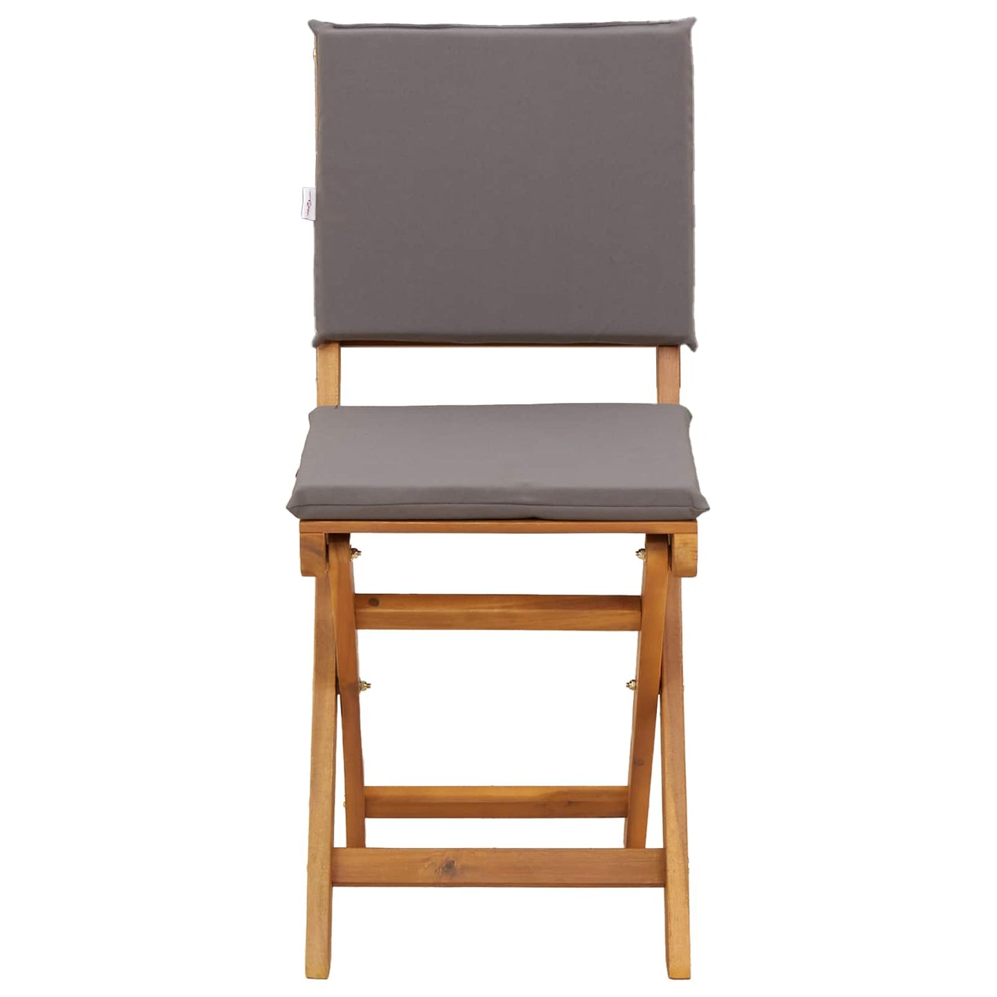 vidaXL Garden Chair 8 pcs Dark Grey 38 x 46 x 85 cm Solid Acacia Wood