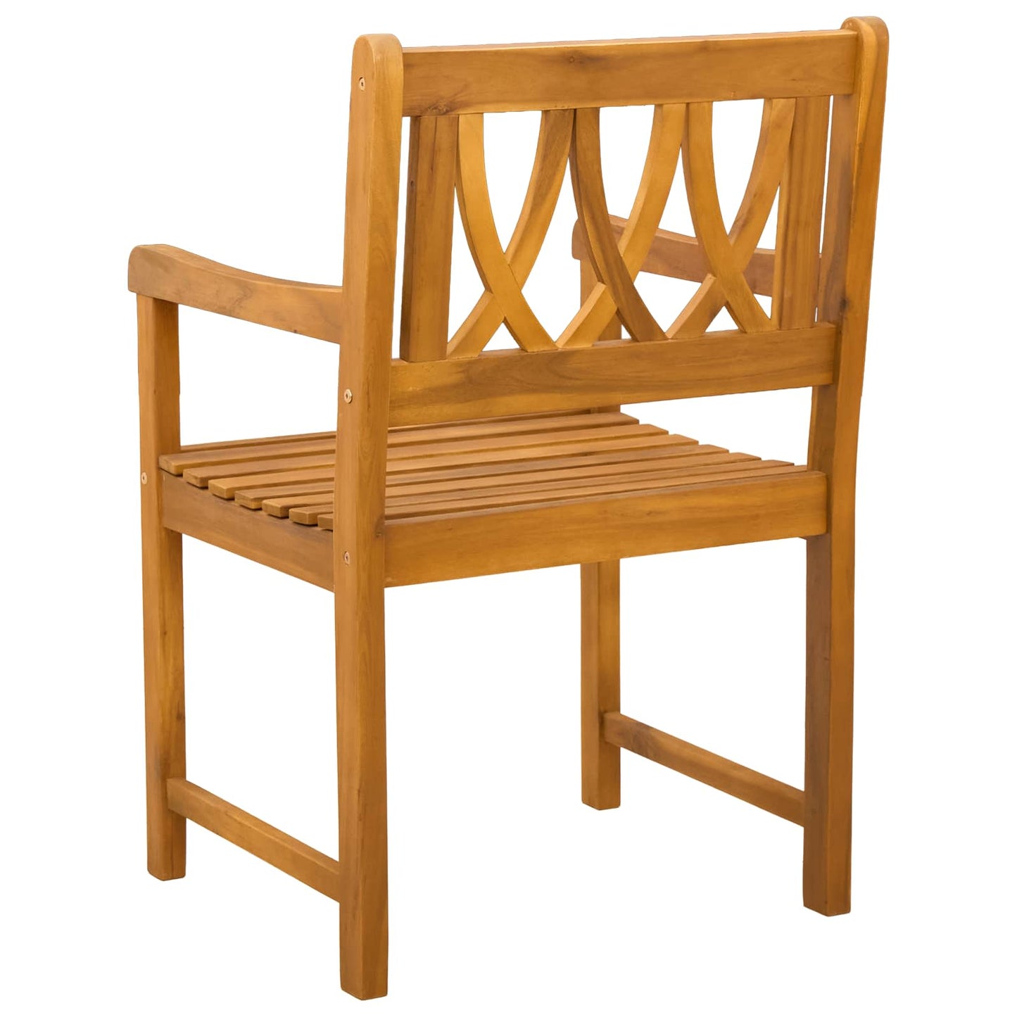 vidaXL Outdoor Bench 6 pcs Natural 56 x 55.5 x 90 cm Solid Acacia Wood
