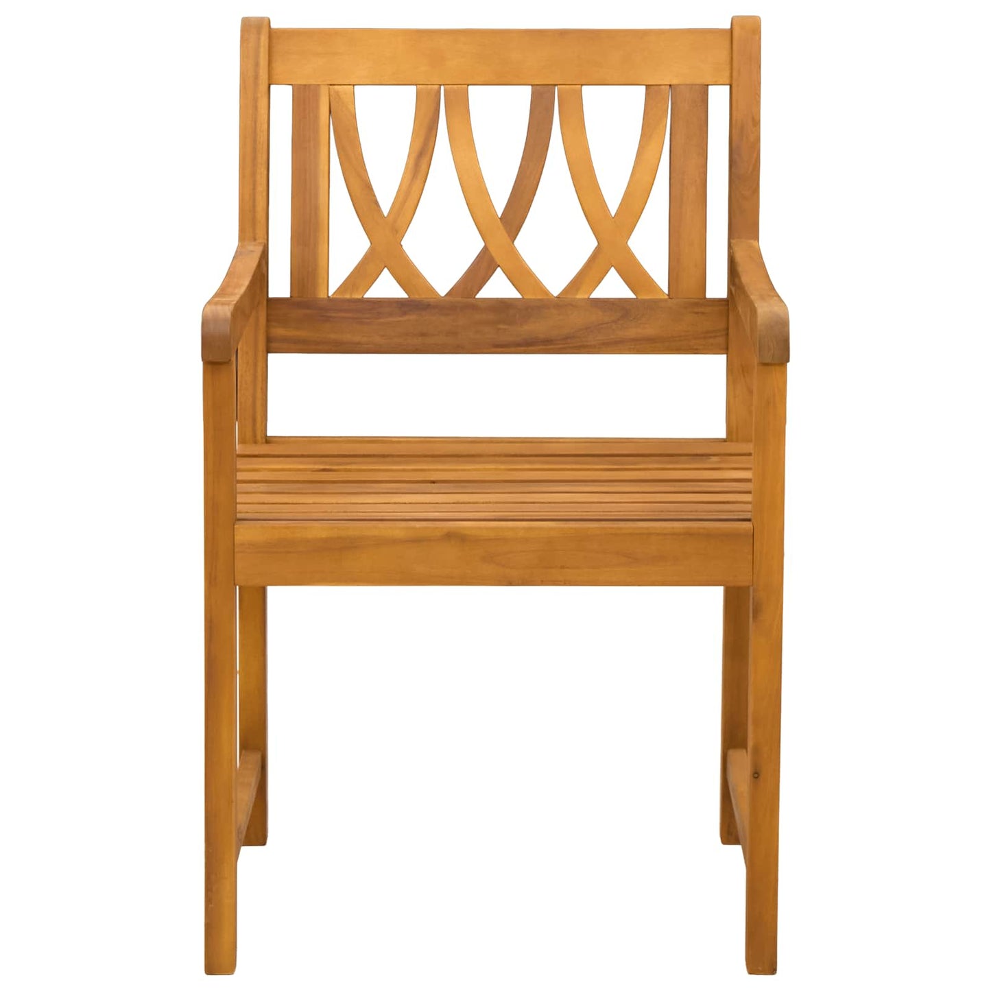 vidaXL Outdoor Bench 6 pcs Natural 56 x 55.5 x 90 cm Solid Acacia Wood