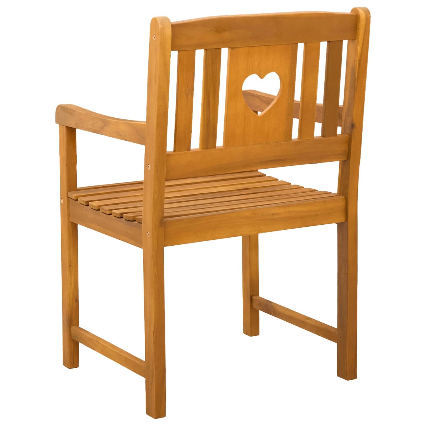 vidaXL Garden Chairs 6 pcs Natural Solid Acacia Wood