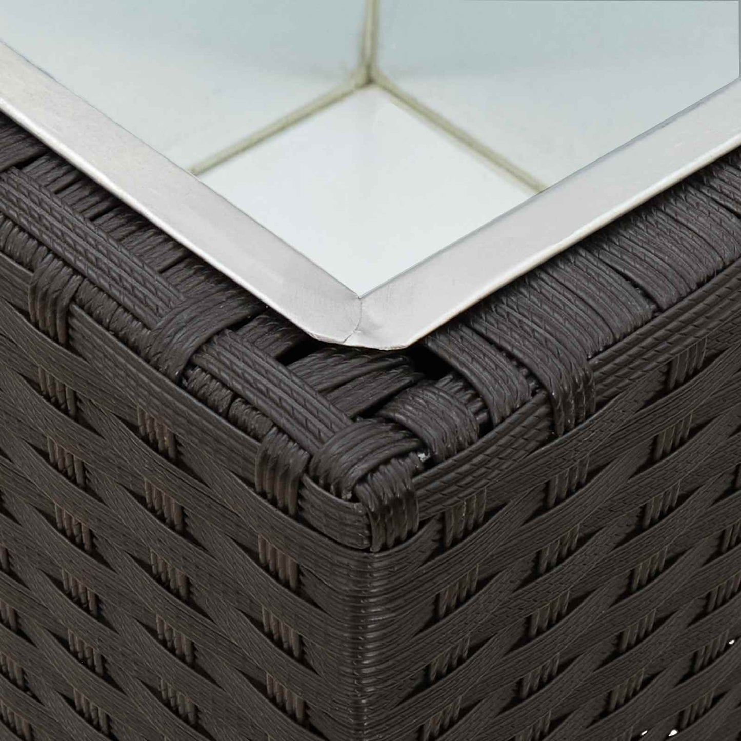 vidaXL Outdoor Set 3 pcs Black Metal