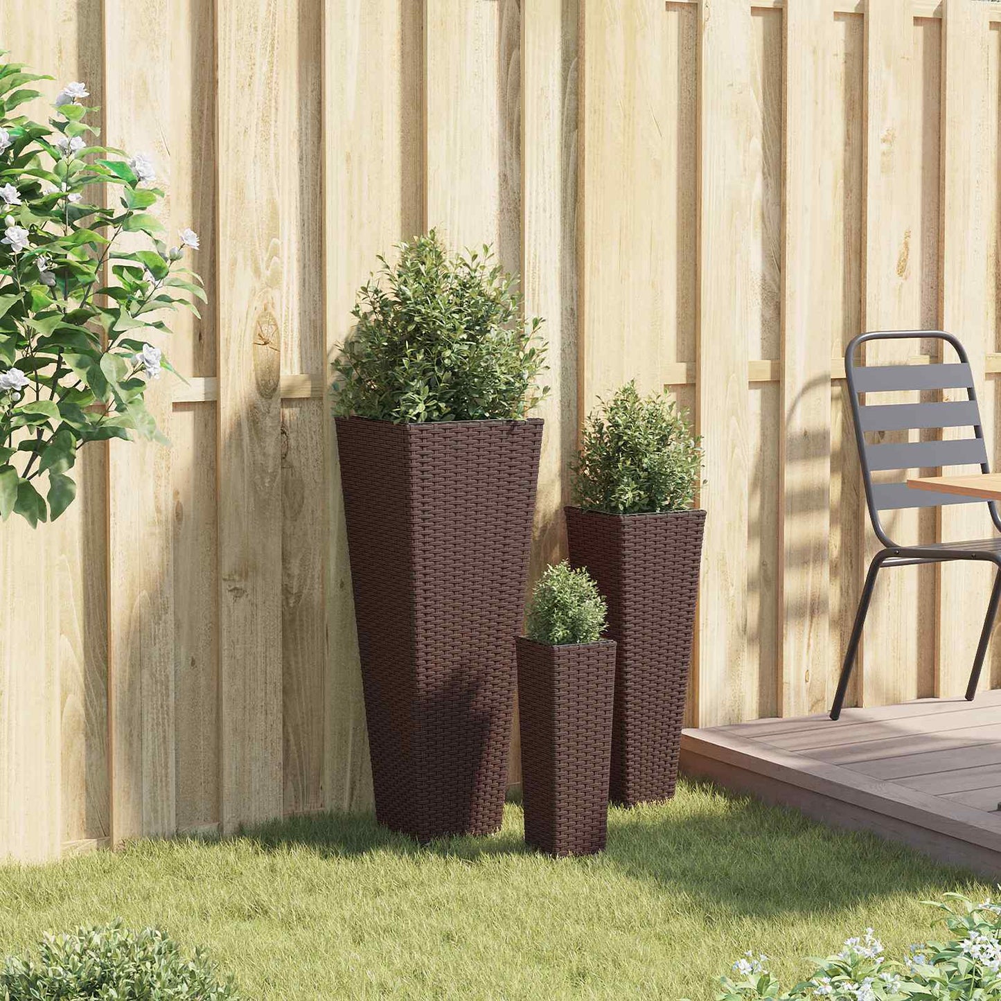 vidaXL Outdoor Set 3 pcs Metal