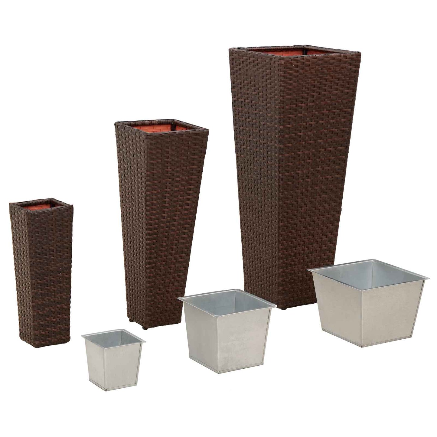 vidaXL Outdoor Set 3 pcs Metal