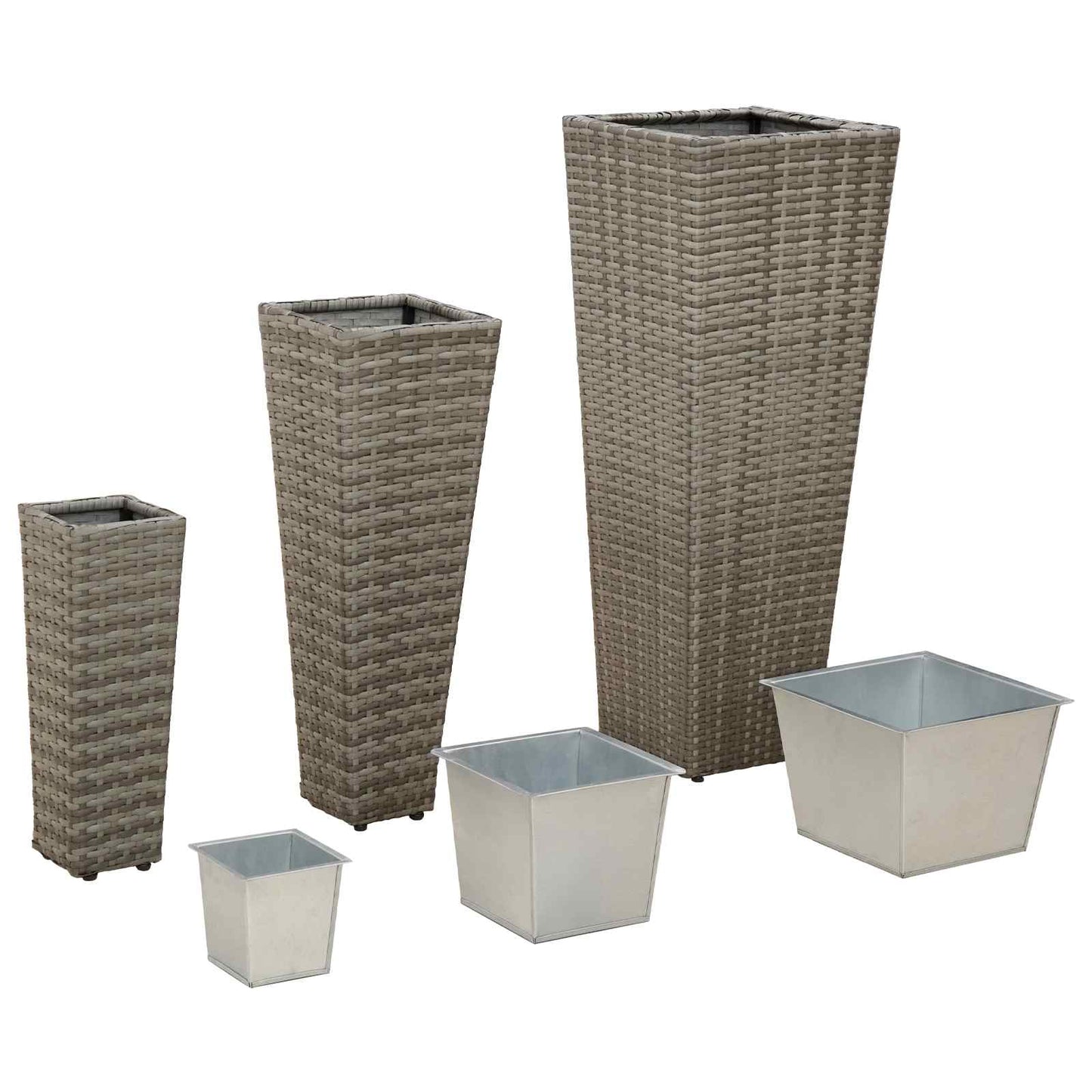 vidaXL Outdoor Set 3 pcs Metal