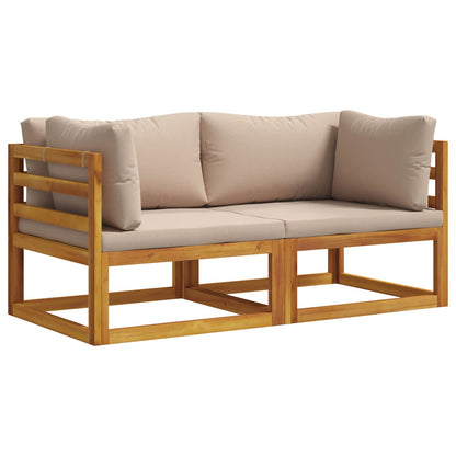 vidaXL 2 pcs Sectional Corner Sofa with Cushions