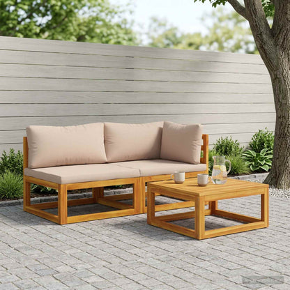 vidaXL Sectional Sofa Set with Cushions 2 pcs 2-Seater