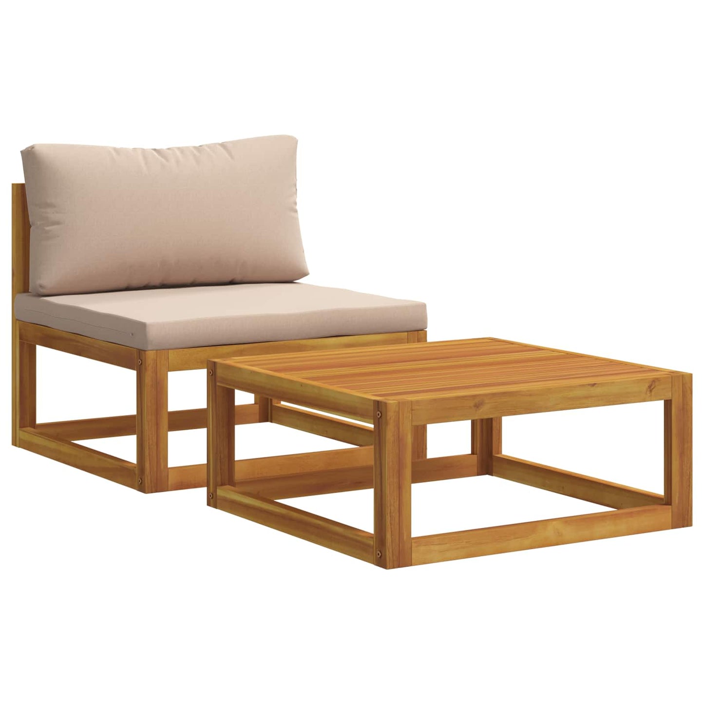 vidaXL 2 pcs Sectional Sofa Set with Cushions