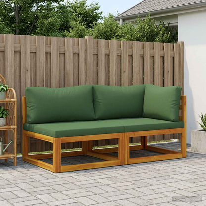 vidaXL Sectional Sofa Set with Cushions 2 pcs 2-Seater