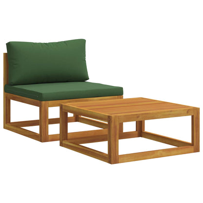 vidaXL Sectional Corner Sofa with Cushions Natural