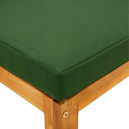 vidaXL Sectional Middle Sofa with Cushions 100% polyester Solid Acacia
