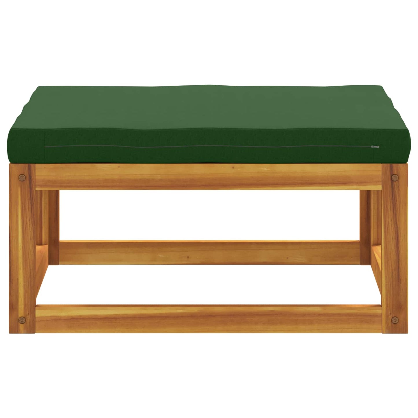 vidaXL Sectional Footrest with Cushions 100% polyester Solid Acacia