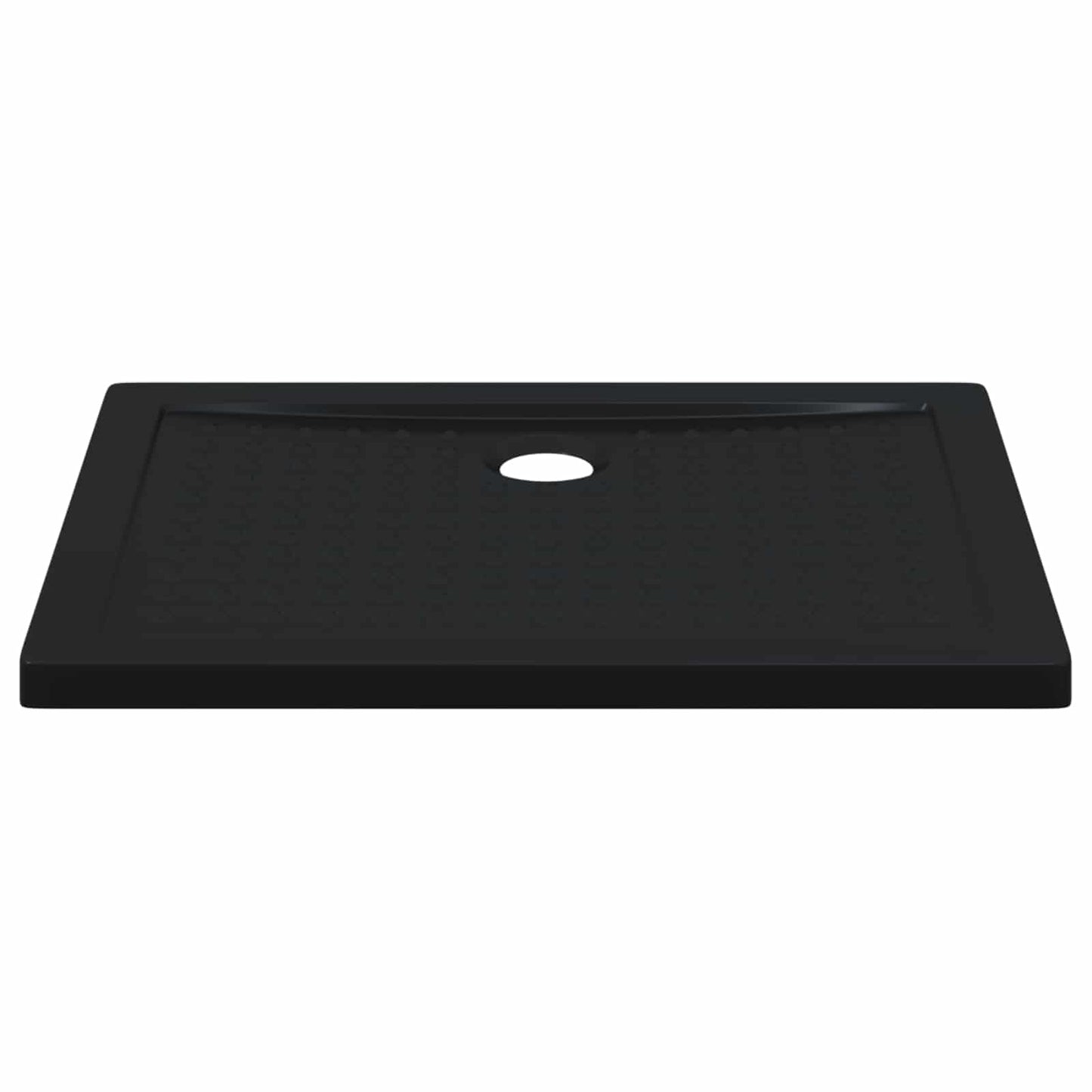 vidaXL Shower Base Tray with Dots 90 x 70 x 4 cm ABS Black
