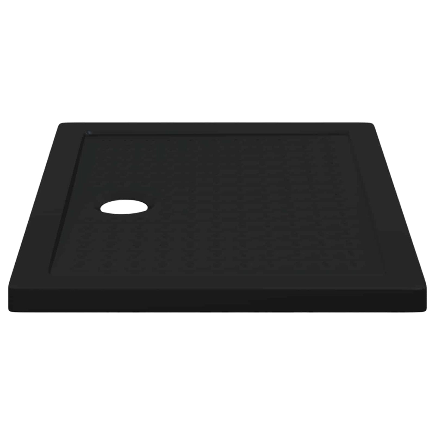 vidaXL Shower Base Tray with Dots 90 x 70 x 4 cm ABS Black