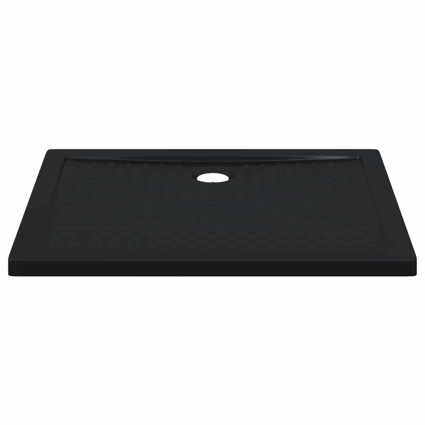 vidaXL Shower Base Tray with Dots 100 x 80 x 4 cm ABS Black