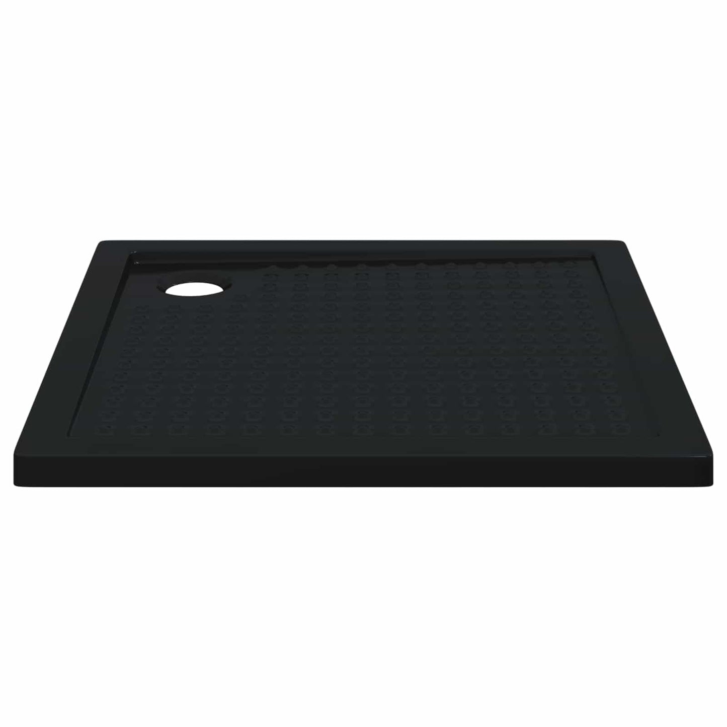 vidaXL Shower Base Tray with Dots 90 x 90 x 4 cm ABS Black