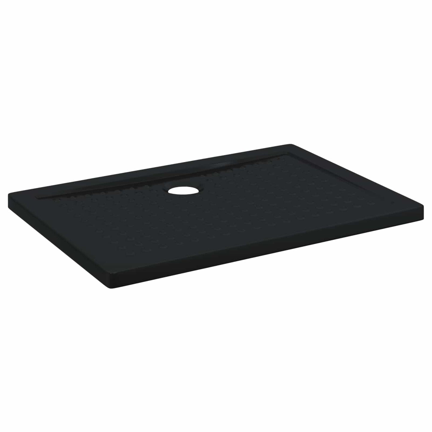 vidaXL Shower Base Tray with Dots 100 x 70 x 4 cm ABS Black