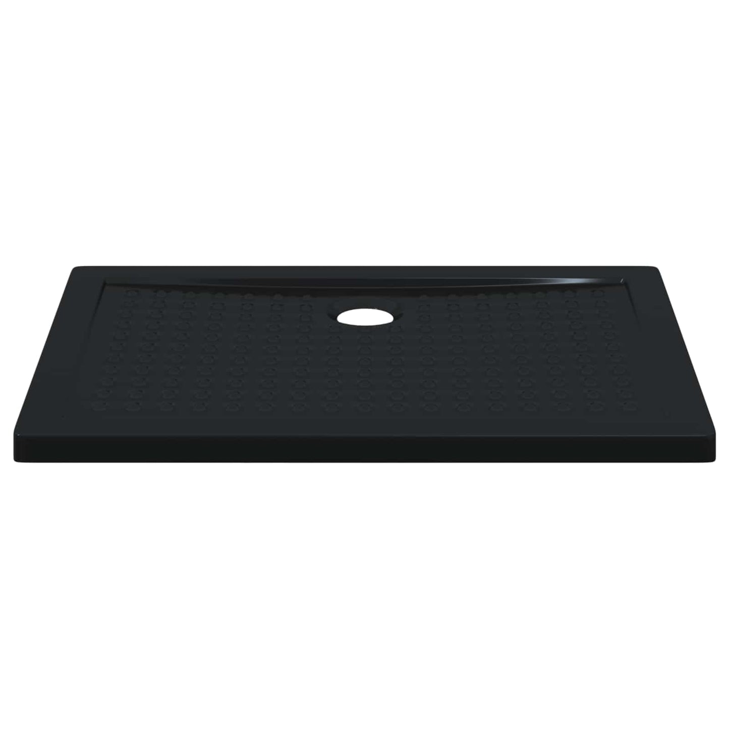 vidaXL Shower Base Tray with Dots 100 x 70 x 4 cm ABS Black