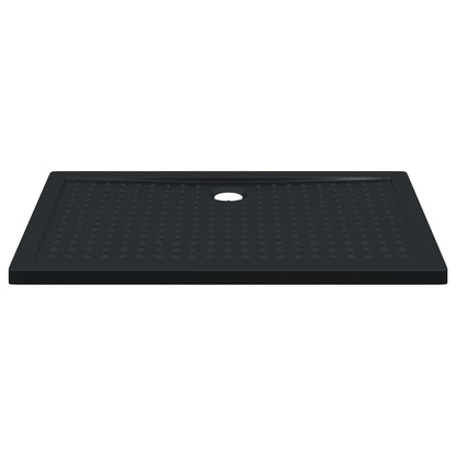 vidaXL Shower Base Tray with Dots Black 120 x 80 x 4 cm ABS