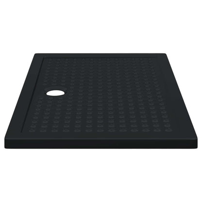 vidaXL Shower Base Tray with Dots Black 120 x 80 x 4 cm ABS